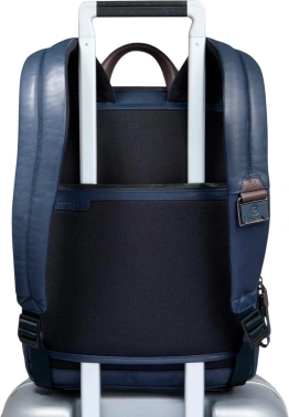 Рюкзак Piquadro Harper CA6311AP/BLUTM синий/коричневый кожа