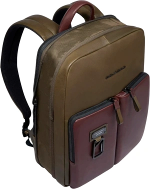 Рюкзак Piquadro Harper CA6311AP/VETM коричневый/зеленый кожа