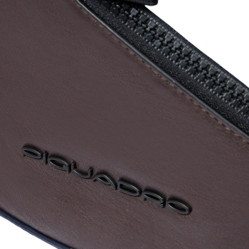 Рюкзак слинг Piquadro Harper CA6784AP/BLUTM синий/коричневый кожа