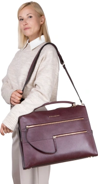 Деловая сумка Piquadro Patricia CA6774W140/BO с отделением для ноутбука 14