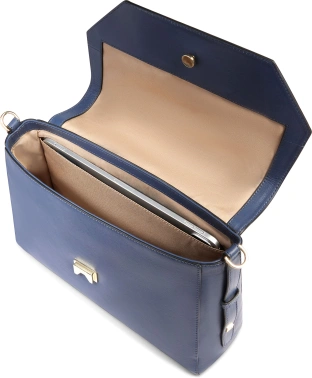 Сумка женская Piquadro Circle BD6777W92/BLU4 синяя натур.кожа