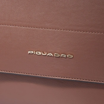 Сумка женская Piquadro Circle BD6777W92/MBE коричневая/бежевая натур.кожа