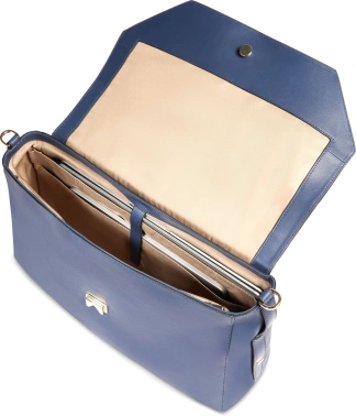 Деловая сумка женская Piquadro Circle BD6778W92/BLU4 с отделением для ноутбука 14