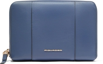 Косметичка Piquadro Circle BY6543W92/BLU4 синий натур.кожа