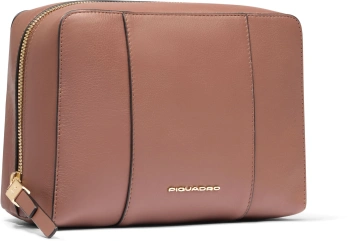 Косметичка Piquadro Circle BY6543W92/MBE коричневый/бежевый натур.кожа