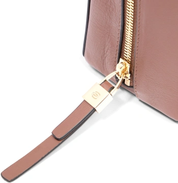 Косметичка Piquadro Circle BY6543W92/MBE коричневый/бежевый натур.кожа