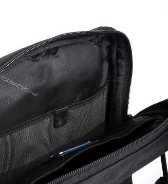 Сумка мужская Piquadro Marcel CA1816W138/N черная натур.кожа/нейлон