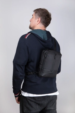 Сумка мужская Piquadro Marcel CA1816W138/N черная натур.кожа/нейлон