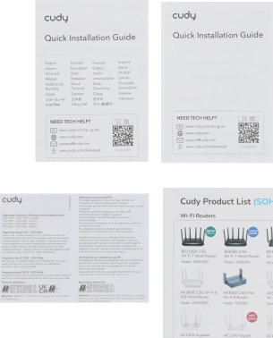 Роутер беспроводной Cudy WR6500