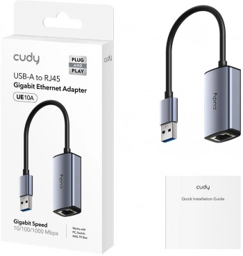 Сетевой адаптер Gigabit Ethernet Cudy UE10A