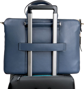 Деловая сумка женская Piquadro Circle CA4021W92/BLU4 с отделением для ноутбука 15.6