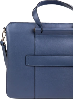 Деловая сумка женская Piquadro Circle CA4021W92/BLU4 с отделением для ноутбука 15.6