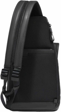 Рюкзак слинг Piquadro Harper CA6784AP/N черный кожа