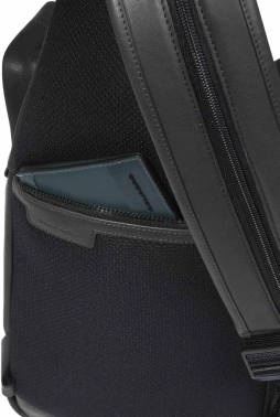 Рюкзак слинг Piquadro Harper CA6784AP/N черный кожа