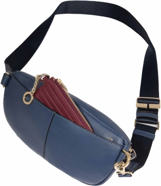 Сумка женская Piquadro Circle CA6213W92/BLU4 синяя натур.кожа