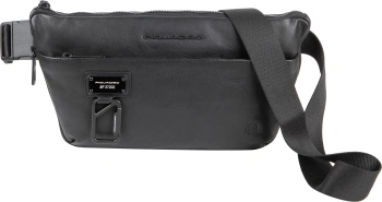 Рюкзак слинг Piquadro Harper CA6881AP/N черный кожа