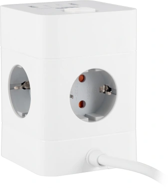 Сетевой удлинитель Buro BU-PTE4.1UC-W