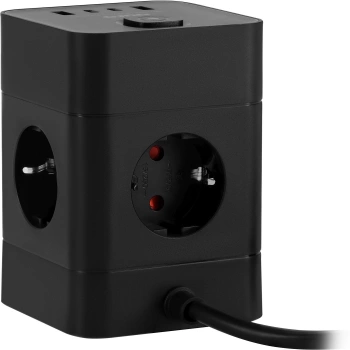 Сетевой удлинитель Buro BU-PTE4.1UC-B