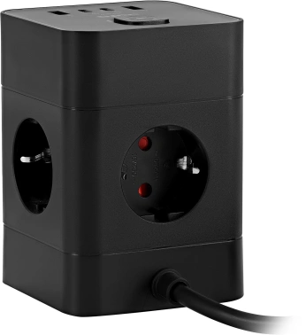 Сетевой удлинитель Buro BU-PTE4.1UC-Plus-B