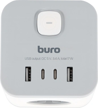 Сетевой разветвитель Buro BU-PW3UC-W