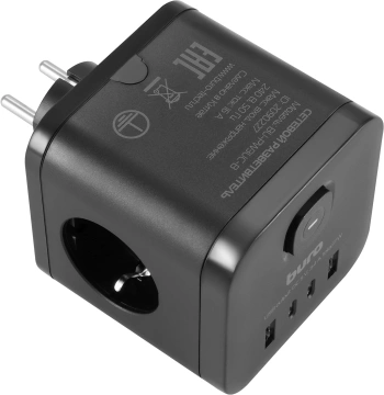 Сетевой разветвитель Buro BU-PW3UC-B