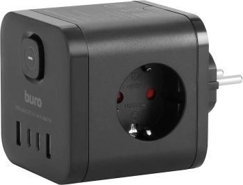 Сетевой разветвитель Buro BU-PW3UC-B