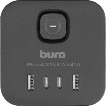 Сетевой разветвитель Buro BU-PW3UC-B