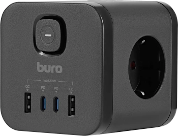 Сетевой разветвитель Buro BU-PW3UC-Plus-B