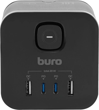 Сетевой разветвитель Buro BU-PW3UC-Plus-B