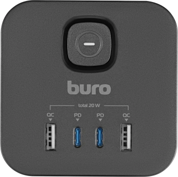Сетевой разветвитель Buro BU-PW3UC-Plus-B