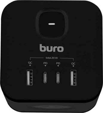 Сетевой разветвитель Buro BU-PW3UC-Plus-B