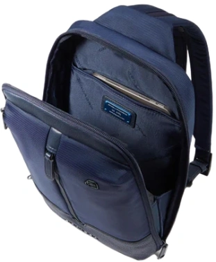 Рюкзак слинг мужской Piquadro Marcel CA6448W138/BLU синий нейлон/натур.кожа