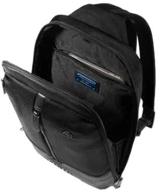 Рюкзак слинг мужской Piquadro Marcel CA6448W138/N черный нейлон/натур.кожа