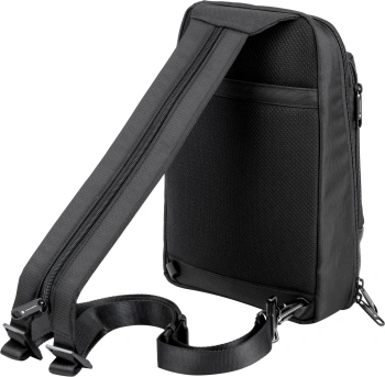 Рюкзак слинг мужской Piquadro Marcel CA6448W138/N черный нейлон/натур.кожа