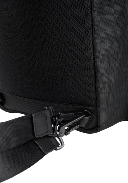 Рюкзак слинг мужской Piquadro Marcel CA6448W138/N черный нейлон/натур.кожа