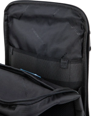 Рюкзак слинг мужской Piquadro Marcel CA6448W138/N черный нейлон/натур.кожа