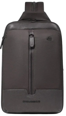 Рюкзак слинг мужской Piquadro Marcel CA6448W138/TM коричневый кожа/нейлон