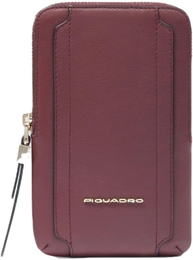 Чехол для смартфона Piquadro Circle AC6835W92R/BO бургунди натур.кожа
