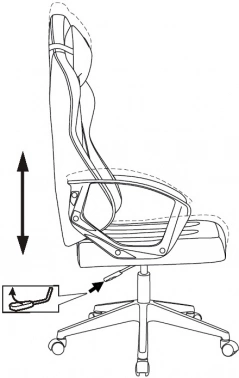 Кресло игровое Zombie  1