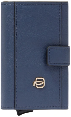 Чехол для кредитных карт Piquadro Lyra PP5649W92R/BLU4 синий натур.кожа