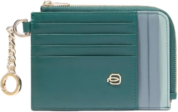 Чехол для кредитных карт Piquadro Lyra PP5910W92R/OTAV бирюзовый/голубой натур.кожа