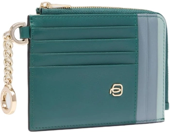 Чехол для кредитных карт Piquadro Lyra PP5910W92R/OTAV бирюзовый/голубой натур.кожа