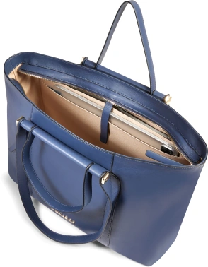 Деловая сумка женская Piquadro Circle BD3336W92/BLU4 с отделением для ноутбука 14