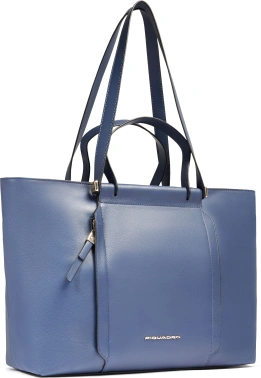 Деловая сумка женская Piquadro Circle BD3336W92/BLU4 с отделением для ноутбука 14