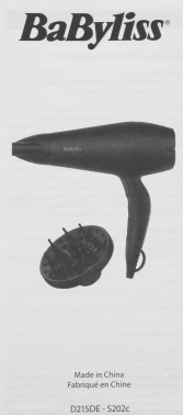 Фен Babyliss D215DE