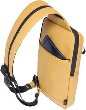 Рюкзак слинг мужской Piquadro Corner 2.0 CA6466C2OW/G желтый полиэстер