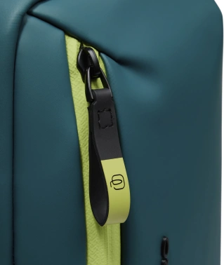 Рюкзак слинг Piquadro Corner 2.0 CA6466C2OW/OT бирюзовый полиэстер