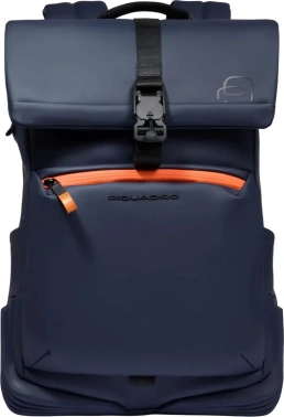 Рюкзак Piquadro Corner 2.0 CA6642C2OW/BLU роллтоп темно-синий полиуретан/полиэстер