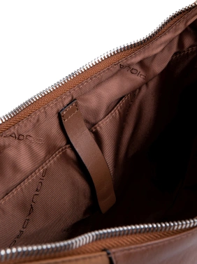 Сумка женская Piquadro Lyra BD6657W92T/CU коричневая натур.кожа/ткань