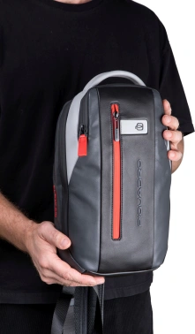 Рюкзак Piquadro Urban CA6801UB00/GRN серый/черный кожа